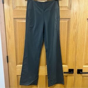 Women’s Dark Gray Wide-Leg Athletic or Lounge Pants with Side Pockets